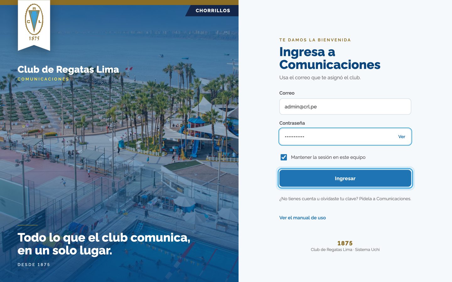 Pantalla del paso 3: Toca «Ingresar».
